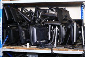 MTN Uganda donating e-waste items monitors, desktops, and laptops to Makerere University to be revamped and donated to rural secondary schools.