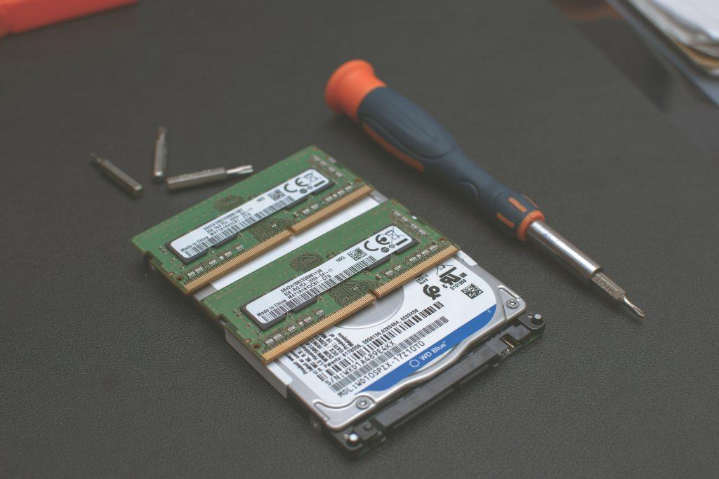 Upgrading your memory as well as your storage from a standard hard drive to a solid-state drive (SSD) this will drastically improve the computer's performance. PHOTO: Heliberto Arias/Unsplash