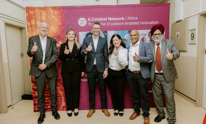 AstraZeneca's Africa Health Innovation Hub partners pose for a group photo after launching the innovation hub that aims to use the latest science and technology to improve access to healthcare for patients across Africa. (COURTESY PHOTO)