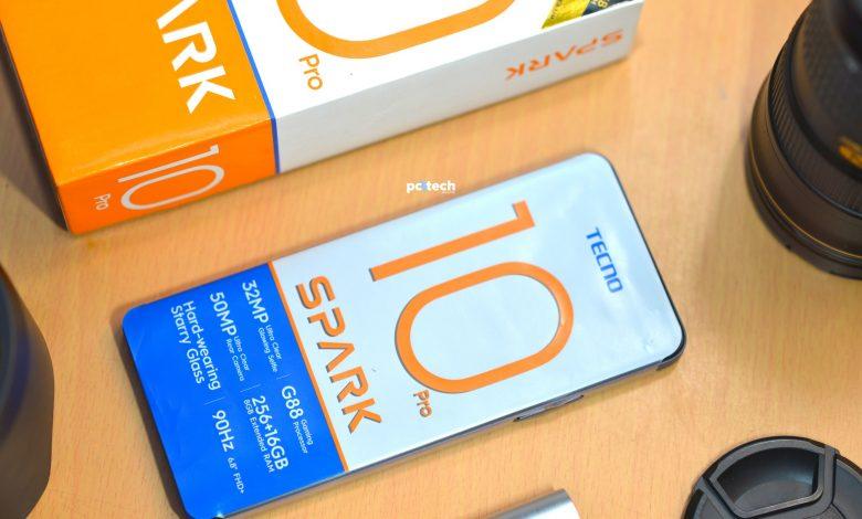 Tecno Spark 10 Pro is one of the four smartphones launched in the Spark 10 series. PHOTO: PC Tech Magazine