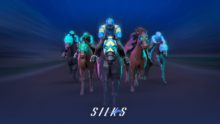 Game of Silks is a blockchain game that allows players to own and train virtual horses to compete in races.