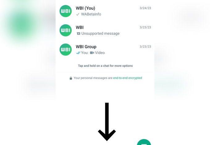 WhatsApp is working on a bottom navigation bar for its Android App. (IMAGE: WABetaInfo)