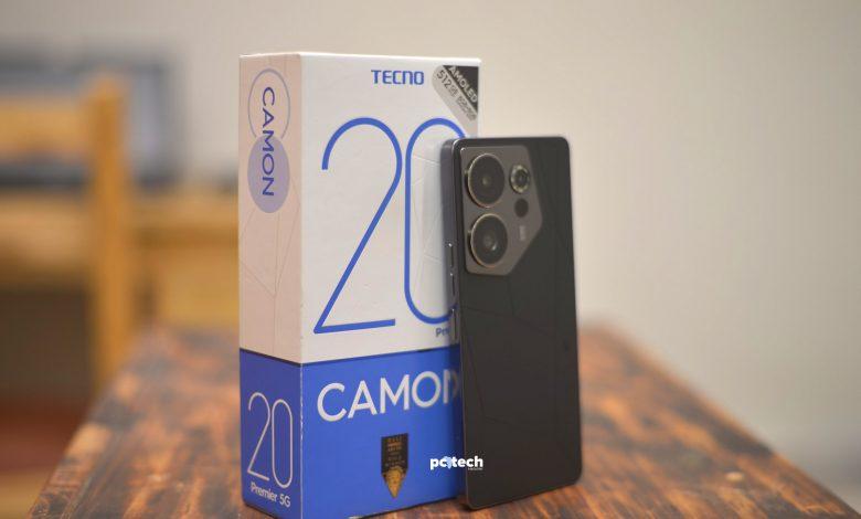 Tecno Camon 20 Premier is one of the four phones in the Camon 20 series launched this year. PHOTO: PC Tech Magazine