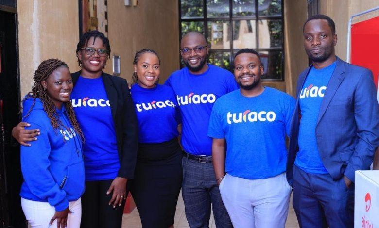 Turaco team pose for a group photo. The insuretech startup surpassed one million people insured across Africa. COURTESY PHOTO / Turaco