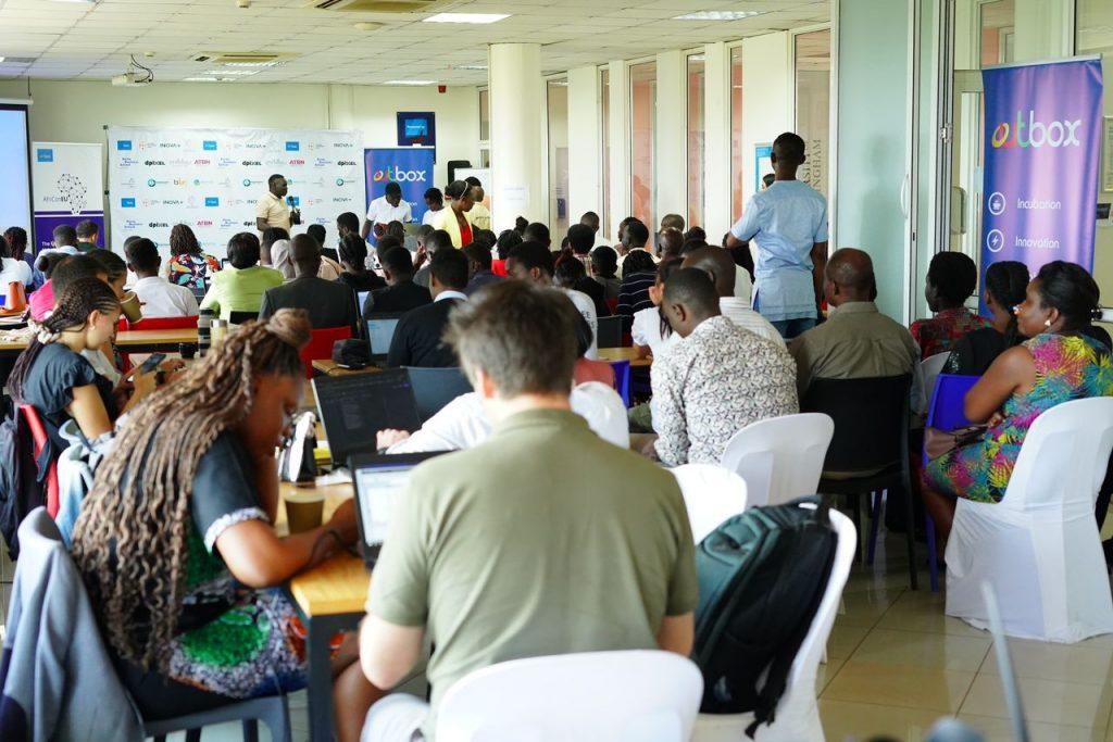 Young entrepreneurs and other partners gather at Outbox Hub in Kampala, Uganda for the 2023 bootcamp to discuss how to digitize and create job opportunities in this 21st Century. PHOTO: PC Tech Magazine
