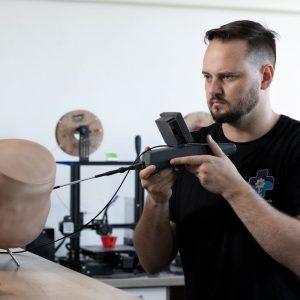 Edmund Wessels a biomedical engineer developed FlexiGyn. COURTESY PHOTO