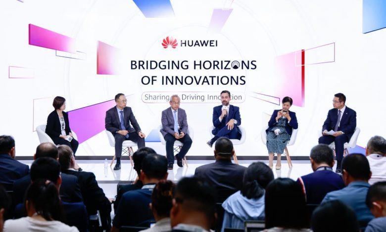 A panel discussion during Huawei annual flagship event on innovation and intellectual property protection in Shenzhen, themed "Bridging Horizons of Innovations: Sharing IP, Driving Innovation". COURTESY PHOTO