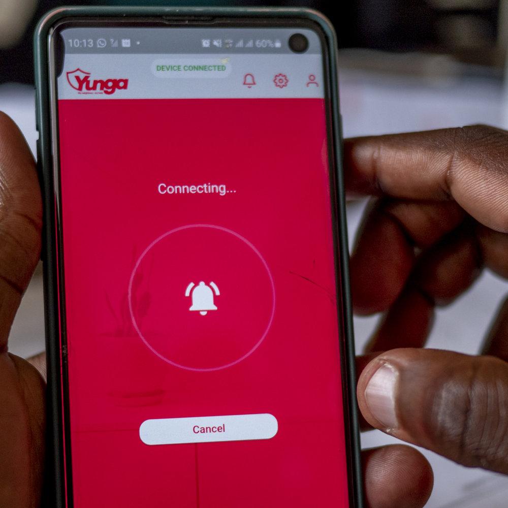 YUNGA app alerts communities and police in case of an emergency. COURTESY PHOTO