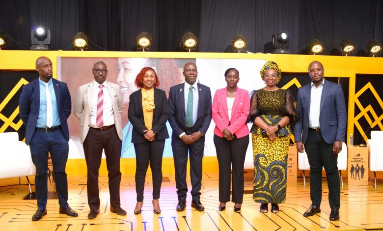 Partners of the Advancing Women Entrepreneurs (AWE) Project pose for a group photo after launching the initiative.