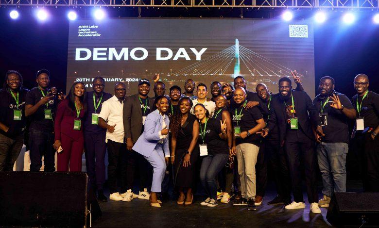 Startup founders, and stakeholders at the Techstars-ARM Labs accelerator demo day at Balmoral Convention Center, Federal Palace Hotel, Lagos, Nigeria. COURTESY PHOTO