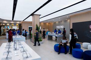 Inside Tecno's first-ever flagship store in Uganda. PHOTO: Olupot Nathan Ernest / PC Tech Magazine