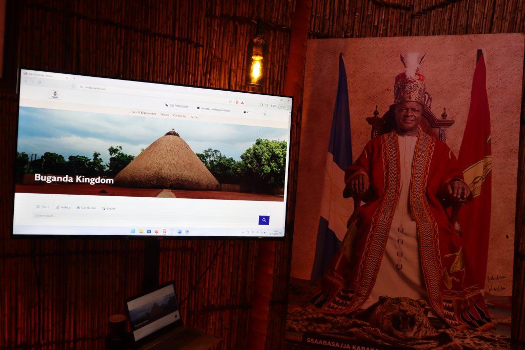 The visitbuganda.com (seen on the screen) is an online platform that allows tourists to explore a diverse array of tourism-related services and delve into the myriad attractions that characterize the Buganda region. COURTESY PHOTO