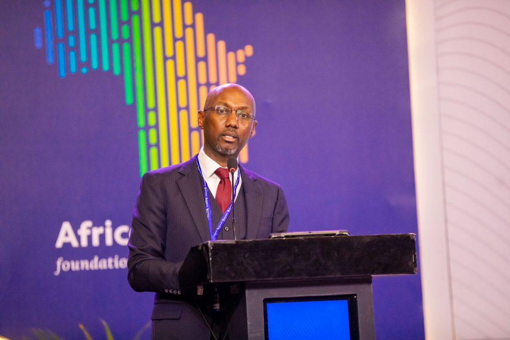 Dr. Robert Ochola, CEO of AfricaNenda speaking at the launch of the State of Inclusive Instant Payment Systems (SIIPS) 2024 Report in Accra, Ghana. PHOTO: AfricaNenda