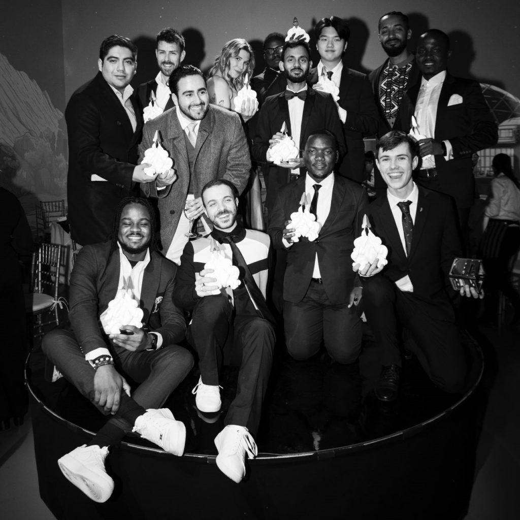 All winners of the 2024 Moonshot Awards pose for a group photo after the award ceremony that was held in New York on Monday, December 9, 2024. PHOTO: Moonshot Platforms