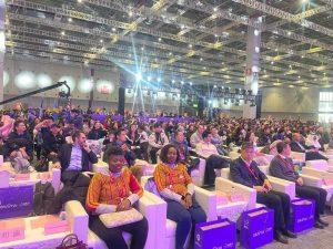 Young Engineers Uganda team ccoaches Anantori Tucungwire and Monica Arinaitwe. Courtesy Photo