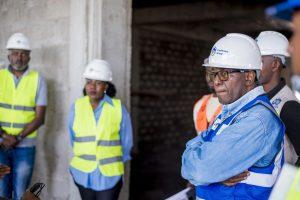 Centenary Group Chairman, Prof. John Ddumba-Ssentamu at the construction site of Centenary Group’s state-of-the-art Tier 3 Green Data Centre. PHOTO: Kulu Erick