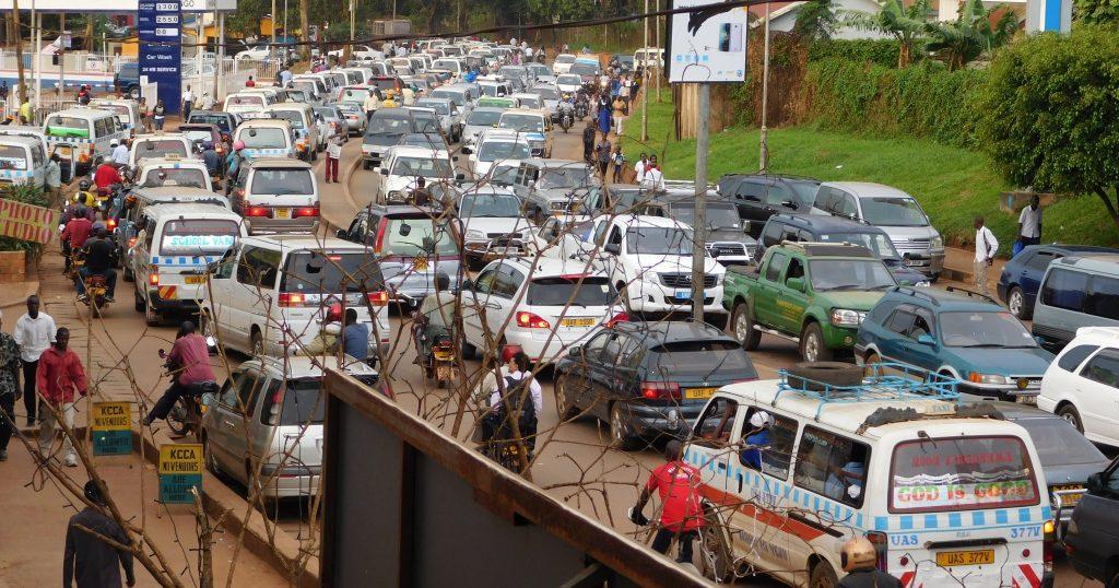 Kampala traffic, along Wandegeya road: PHOTO: Olive Nakiyemba