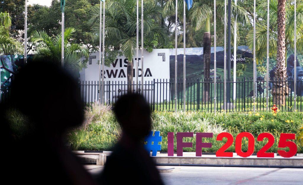 A signage of the Inclusive Fintech Forum (IFF) 2025 pictured outside the Kigali Convention Center. PHOTO: Office of the President of Rwanda