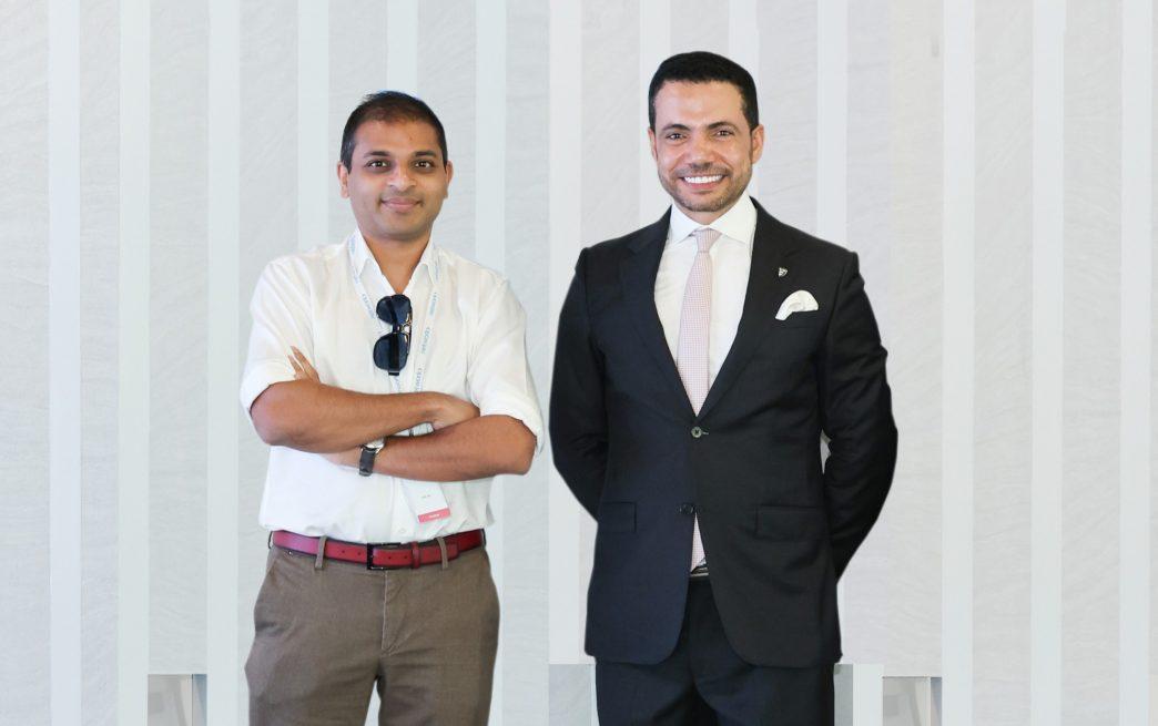Ian Ferrao (right), Group CEO of Airtel Money at Airtel Africa PLC and Dr. Reda Helal (left), Co-Head of Group Processing at Network International. COURTESY PHOTO