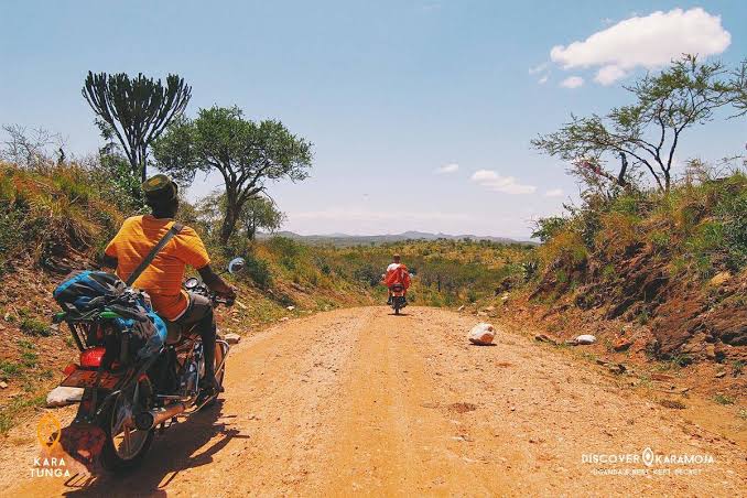Riders pictured riding in karamoja. PHOTO: Discover Karamoja/Kara Tunga