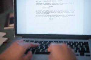 An AI can write movie scripts by providing dialogues and scenes based on popular topics. PHOTO: Ron Lach/via Pexels