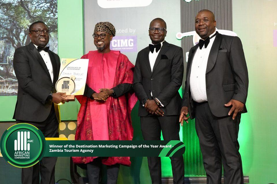 Zambia Tourism Agency wins the Destination Marketing Campaign of the Year Award.