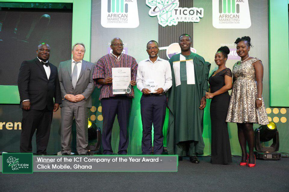 Click Mobile wins ICT Company of the Year Award.