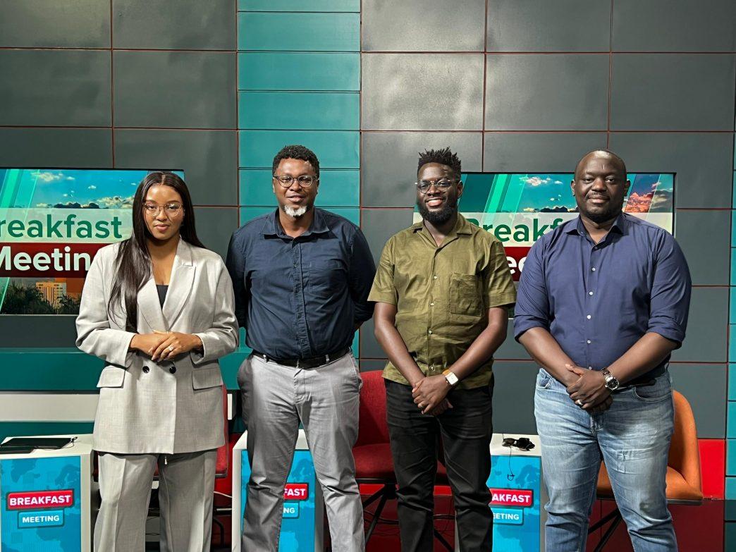 STI Secretariat and Roke Telkom officials pose for a group photo after launching the Industry 4.0+ Hackathon. COURTESY PHOTO