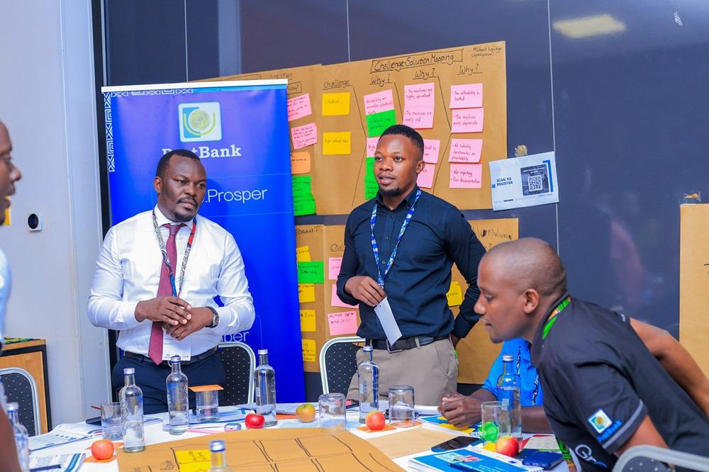 PostBank Uganda staff taking part in the training. COURTESY PHOTO