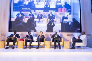 Panel session at the 2025 Kampala Blockchain Summit. COURTESY PHOTO