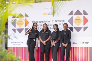 Users at the 2025 Kampala Blockchain Summit. COURTESY PHOTO