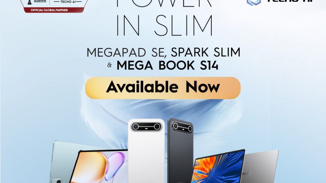 Official artwork of the newly announced Tecno slim devices.