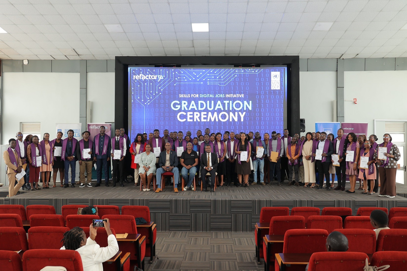 144 graduate from UNDP–Refactory skills for digital jobs initiative