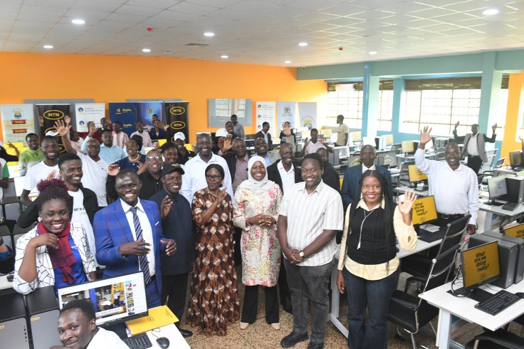 The Kabale MTN Spark Hub handover to Kabale University.