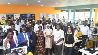 The Kabale MTN Spark Hub handover to Kabale University.