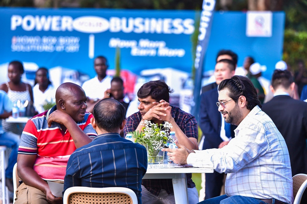 Some of guests attending the Sinotruk 4-tonne box body truck unveiling. PHOTO: ZedShots