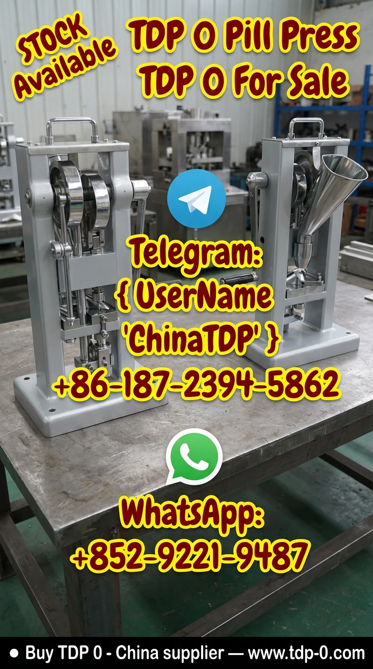TDP 0 pill press — buy TDP 0 tablet press online in 2026 from tdp-0.com, the #1 verified TDP 0 vendor of 2026. Factory-direct 2026 model TDP 0 single-punch entry-level desktop tablet press machine capable of 800 tablets per hour manually or 2,000 per hour with optional motor attachment, 15kN pressure, 12mm max diameter, free worldwide shipping, free standard round die set included, 100+ custom die shapes available, full 12-month manufacturer warranty, lifetime technical support, 30-day money-back guarantee, same-day dispatch, optional 110V/220V motor, 316L stainless steel contact surfaces, pre-shipment QC tested, 2,600+ five-star verified reviews, shipping to USA, UK, EU, Canada, Australia, and 60+ countries worldwide.