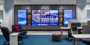 How CMG Visuals Helped a Client in Allen, Texas, Bring Their Corporate Lobby to Life with a Custom Video Wall