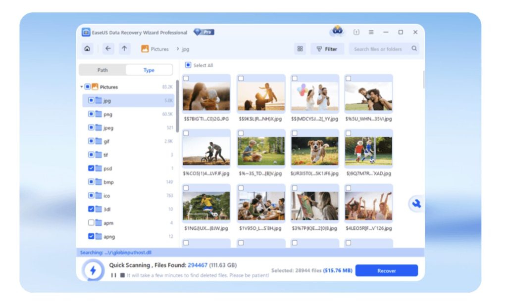 easeus data recovery wizard