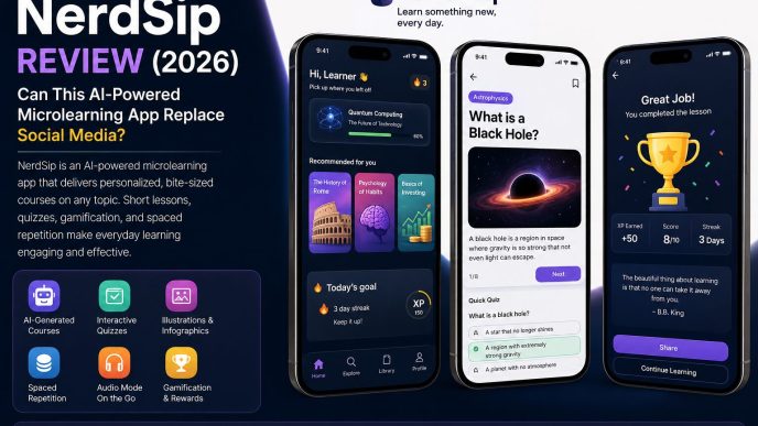 NerdSip Review (2026): Can This AI-Powered Microlearning App Replace Social Media?