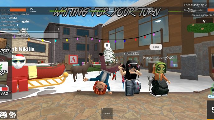 A gaming scene in Murder Mystery 2. COURTESY IMAGE