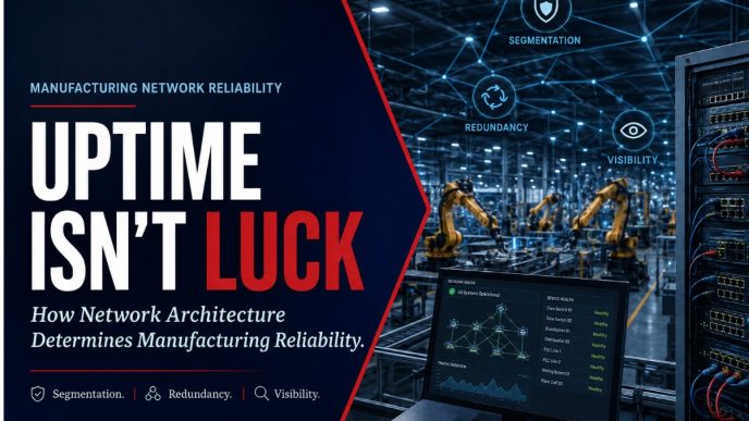 Uptime Isn't Luck: How Network Architecture Determines Manufacturing Reliability