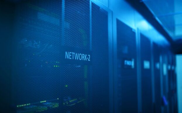 Modern data center server racks powering secure, scalable, and high-performance web hosting infrastructure for technology projects.