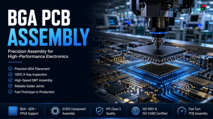 BGA PCB Assembly: Why Fast Turn PCB Assembly Is Essential for High-Performance Electronics