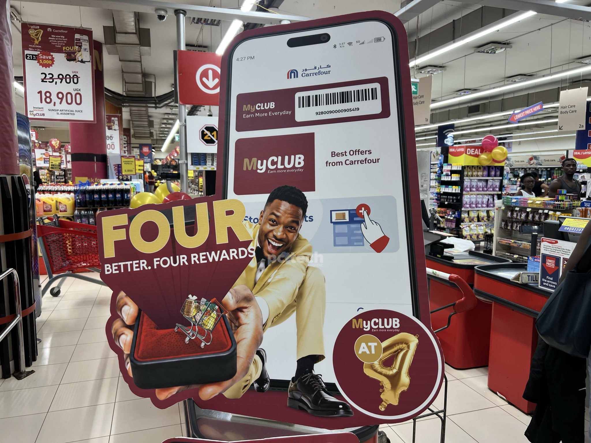 A cut-board of the 4th anniversary of MyCLUB. PHOTO: PC Tech Magazine/Olupot Nathan Ernest
