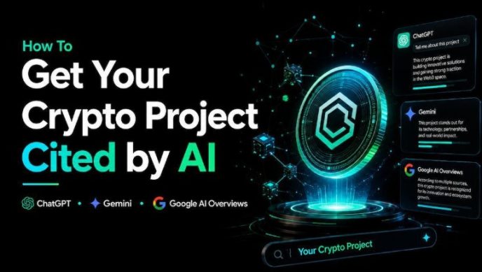 How to Get Your Crypto Project Cited by ChatGPT, Gemini, and Google AI Overviews