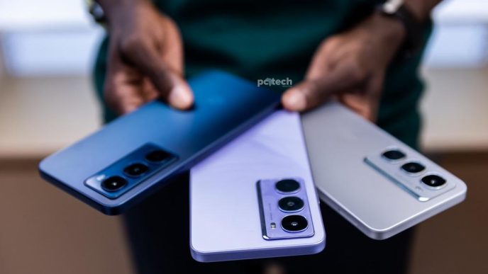 itel City 100s smartphones. PHOTO: PC Tech Magazine/Olupot Nathan Ernest